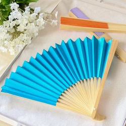 Colored Paper Hand Fan