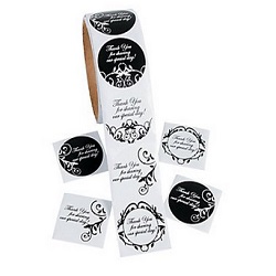 Black and White Stickers