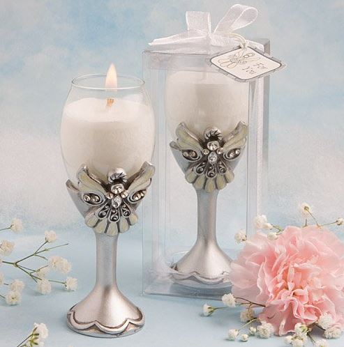 Angel Glass Candle Holder