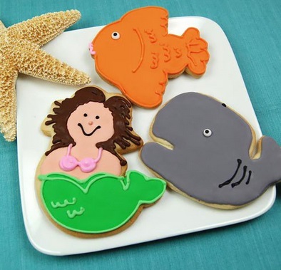 Beach Theme Cookies