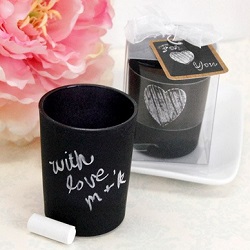 Candle Favor With Chaulk