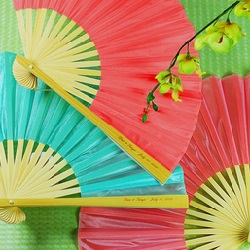 Personalized Silk Fans