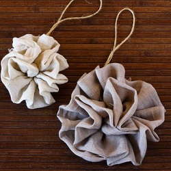 Fabric Ruffle Bow