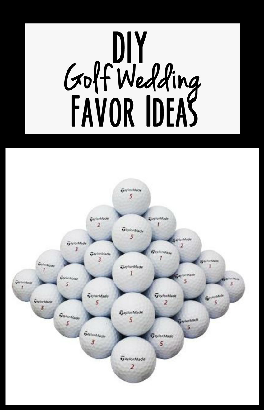 Golf Wedding Favor Ideas