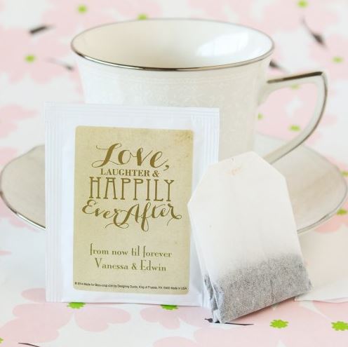 Personalized Wedding Tea Bag Favor