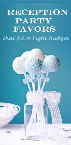 Reception Party Favors that Fit a Tight Budget