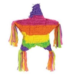 Rainbow Star Pinata