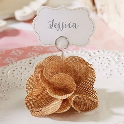 Burlap Flower Place Holder