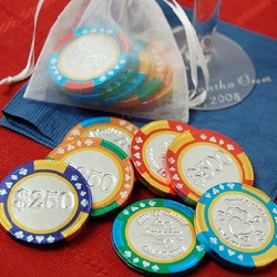 Personalized Chocolate Poker Chips