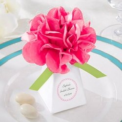 Personalized Pom Pom Favor Boxes