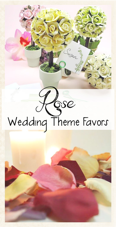 Roses Wedding Theme Favors