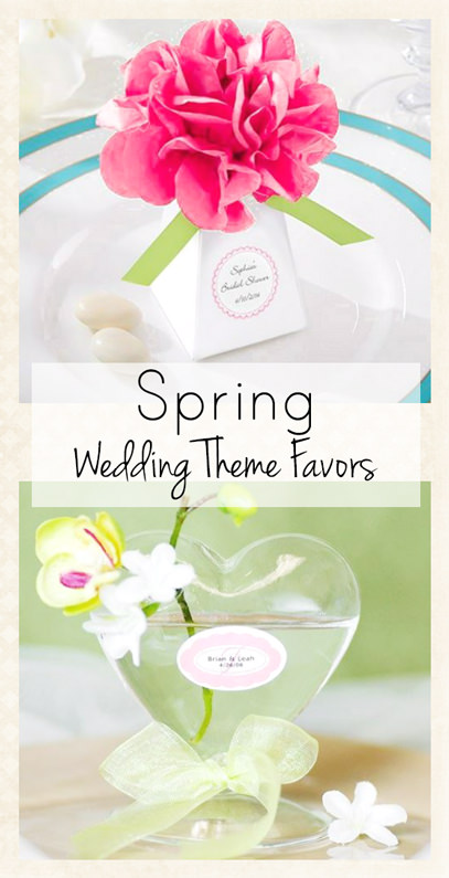Spring Wedding Theme Favors
